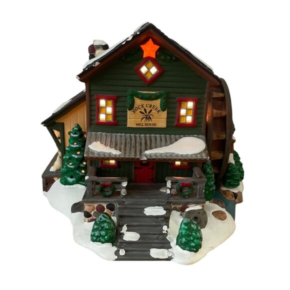 Department 56 Rock Creek Mill House Original Snow Village Christmas 1998 Retired